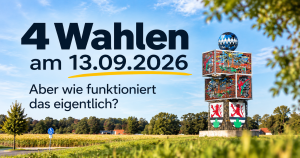 4 Wahlen am 13. September – aber wie funktioniert das eigentlich?